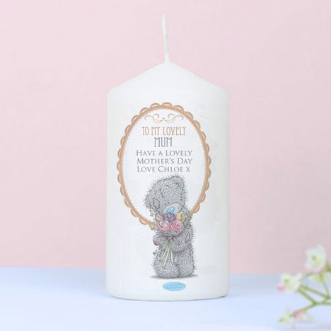 Personalised Me To You Bear Flowers Candle Extra Image 2